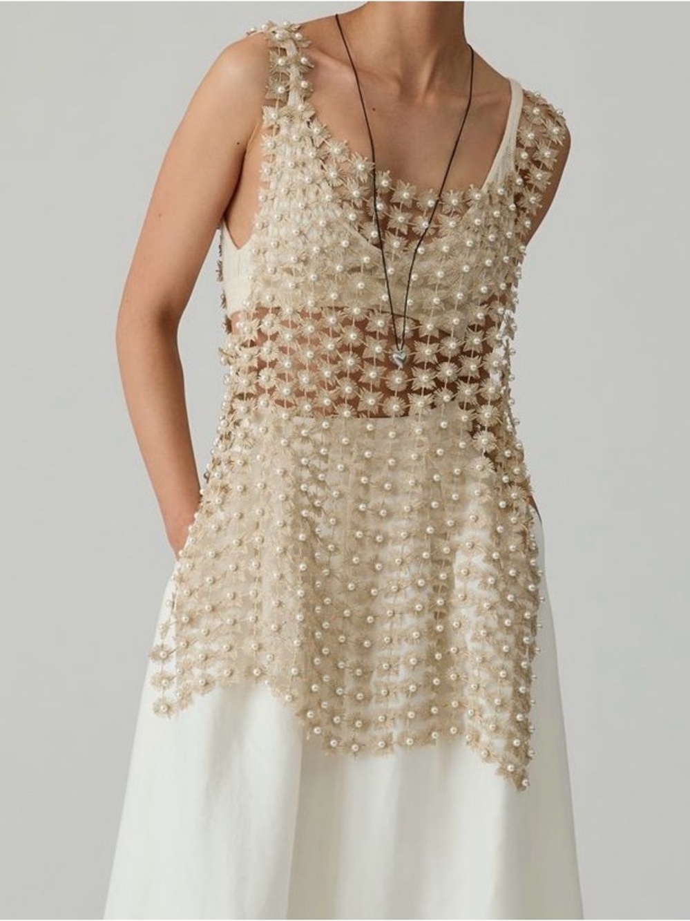 Stunning Anthropologie beaded Tunic - Never Worn!